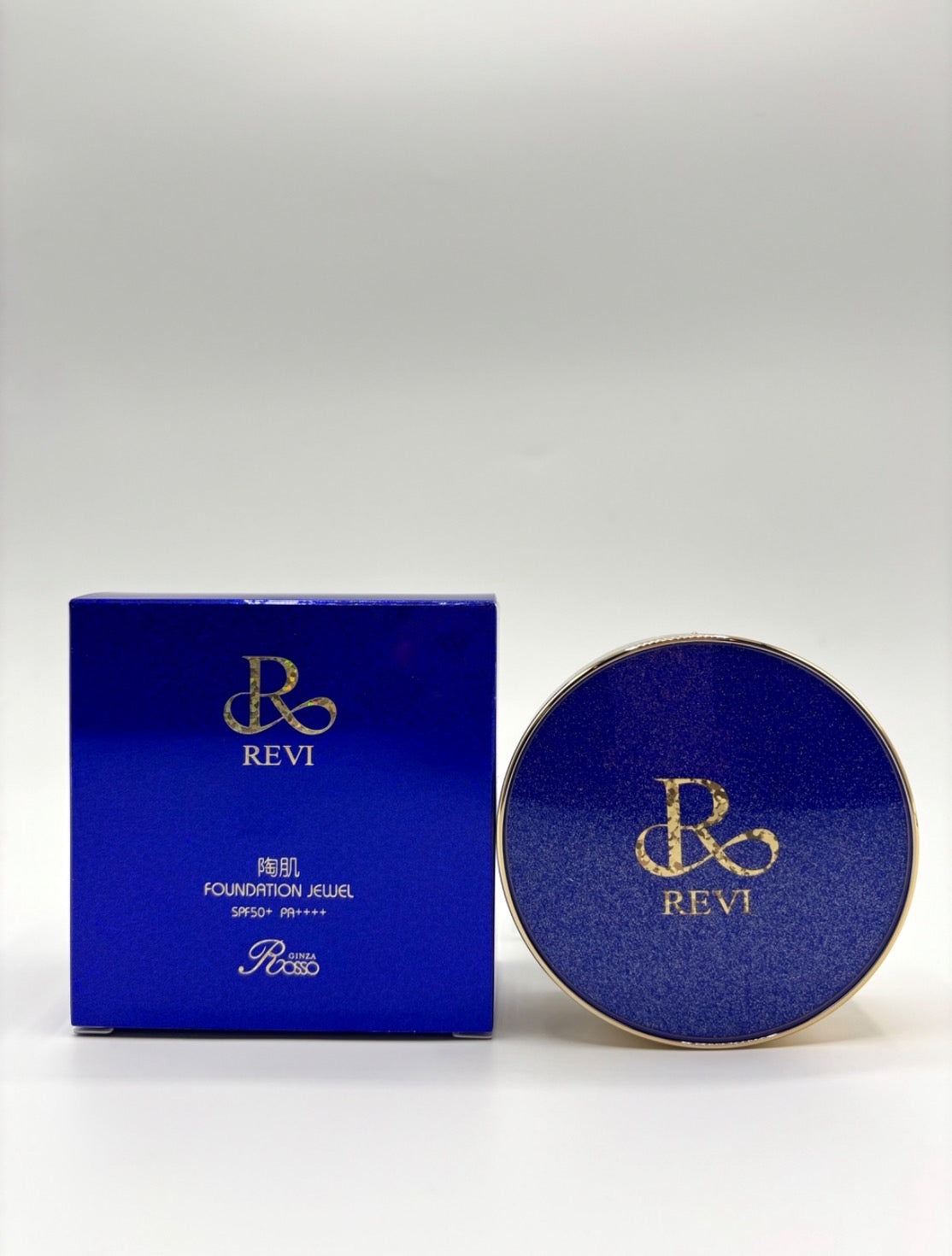 <箱畳み> REVI ２箱 陶肌ファンデーション ジュエル 詰め替え用 15g REVI 陶肌ファンデーションジュエル ロイヤルブルー – REVI Online Shop